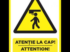 Placute atentie la cap attention mind your head